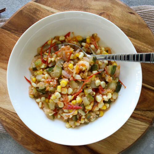 Summer Must: Easy Zucchini and Corn Skillet Sauté