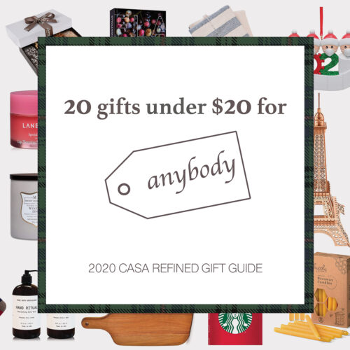 2020 Casa Refined Holiday Gift Guide: 20 Best Gifts Under $20