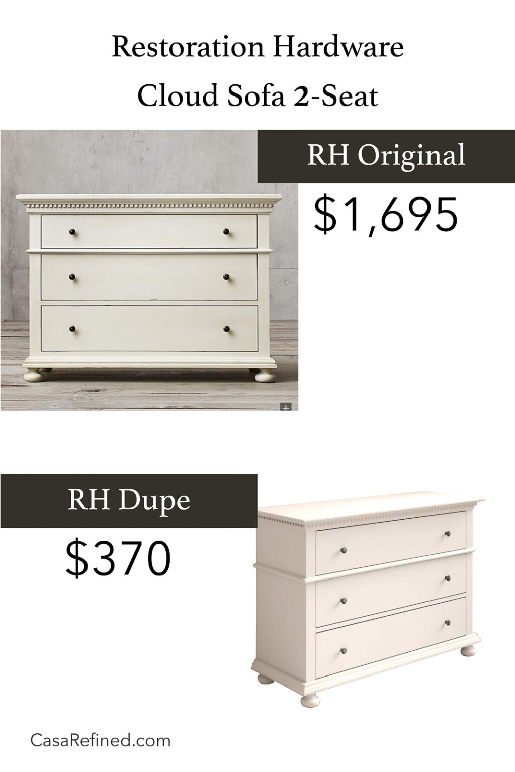 Ultimate Restoration Hardware Dupes For Less - Casa Refined