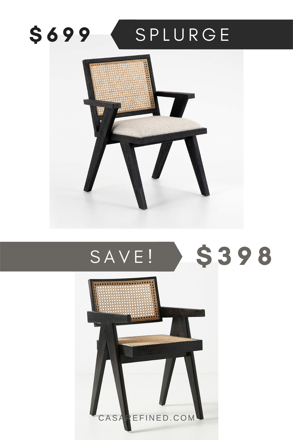 ARHAUS HENRY DINING CHAIR DUPE — KENDRA FOUND IT