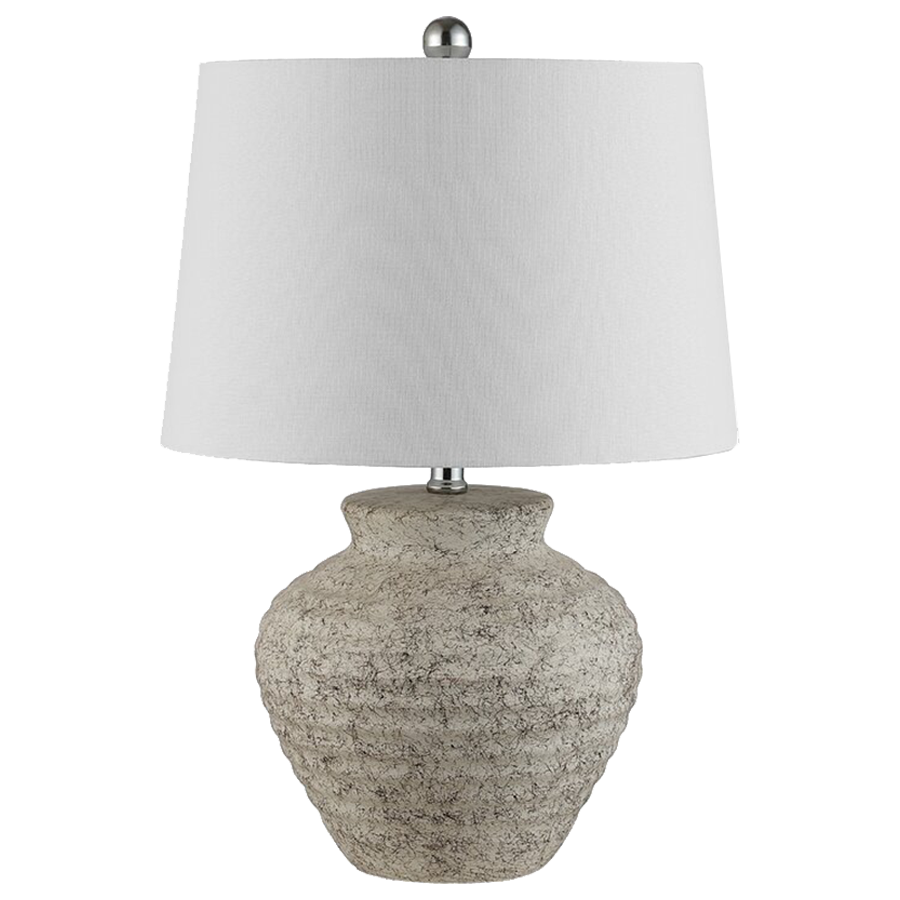 large pottery table lamp