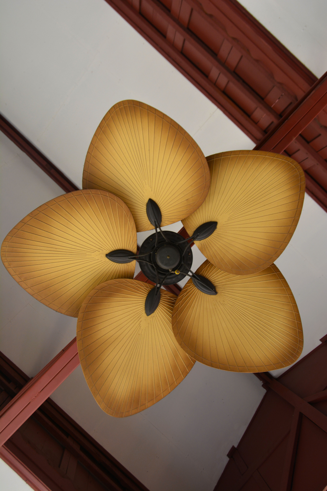 mid century modern ceiling fan flush mount