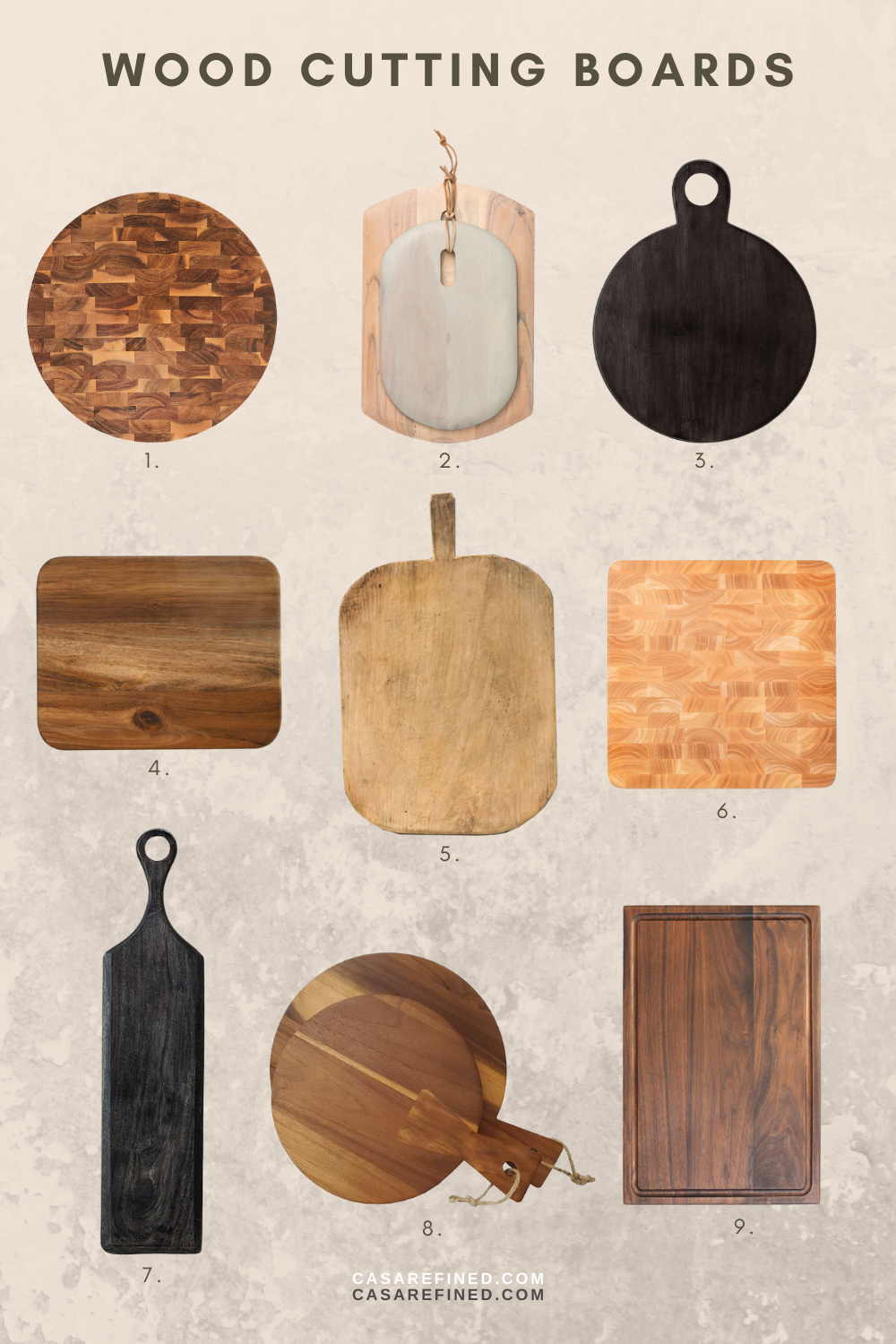 wood cutting board