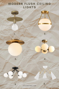 The 35 Best Modern Flush Ceiling Lights You Must See - Casa Refined
