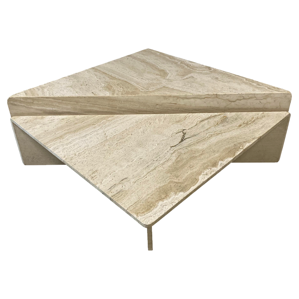 anya travertine coffee table