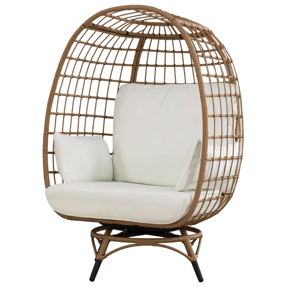 egg chair with legs outdoor