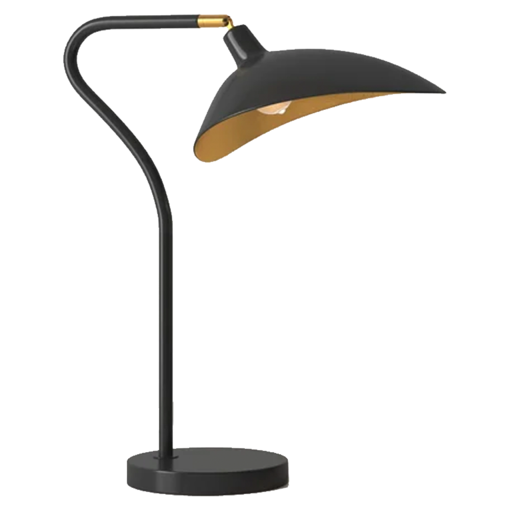 living room table lamps black
