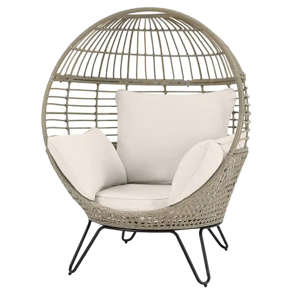 outdoor wicker egg chair with legs