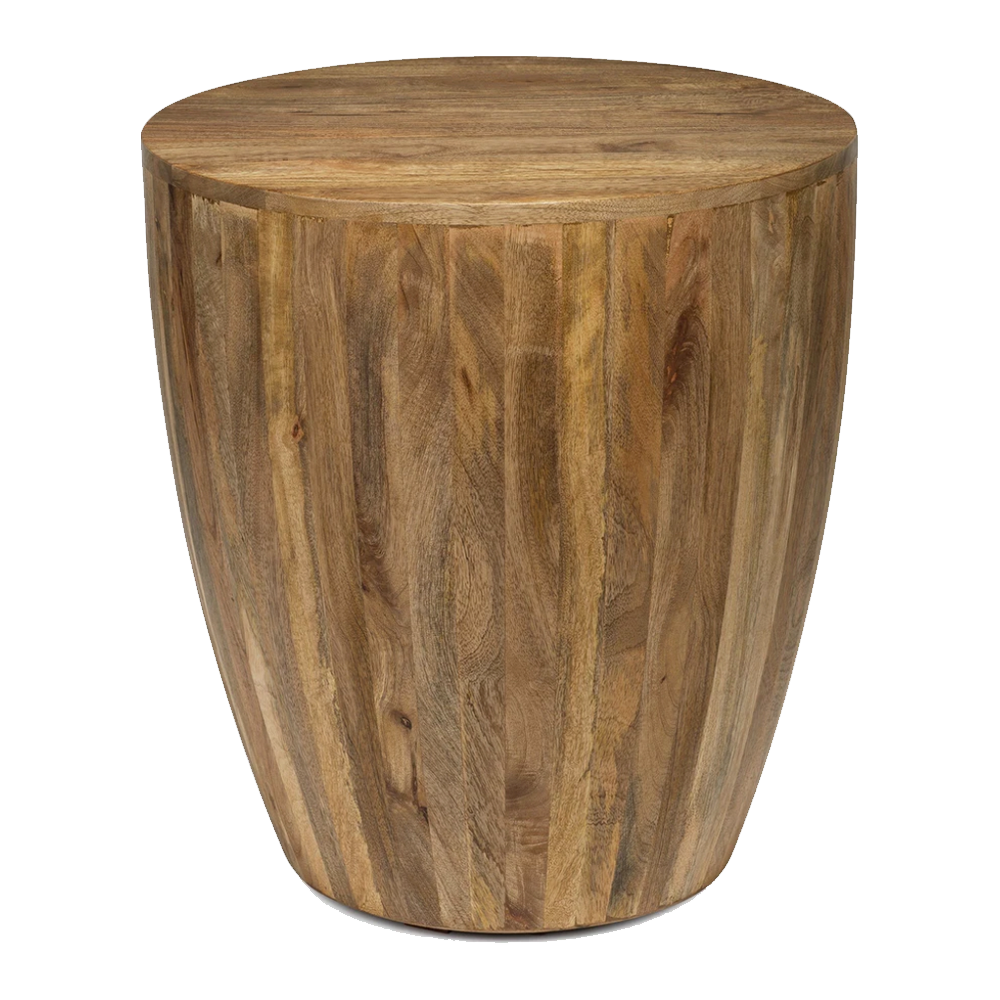 Drum-shaped table