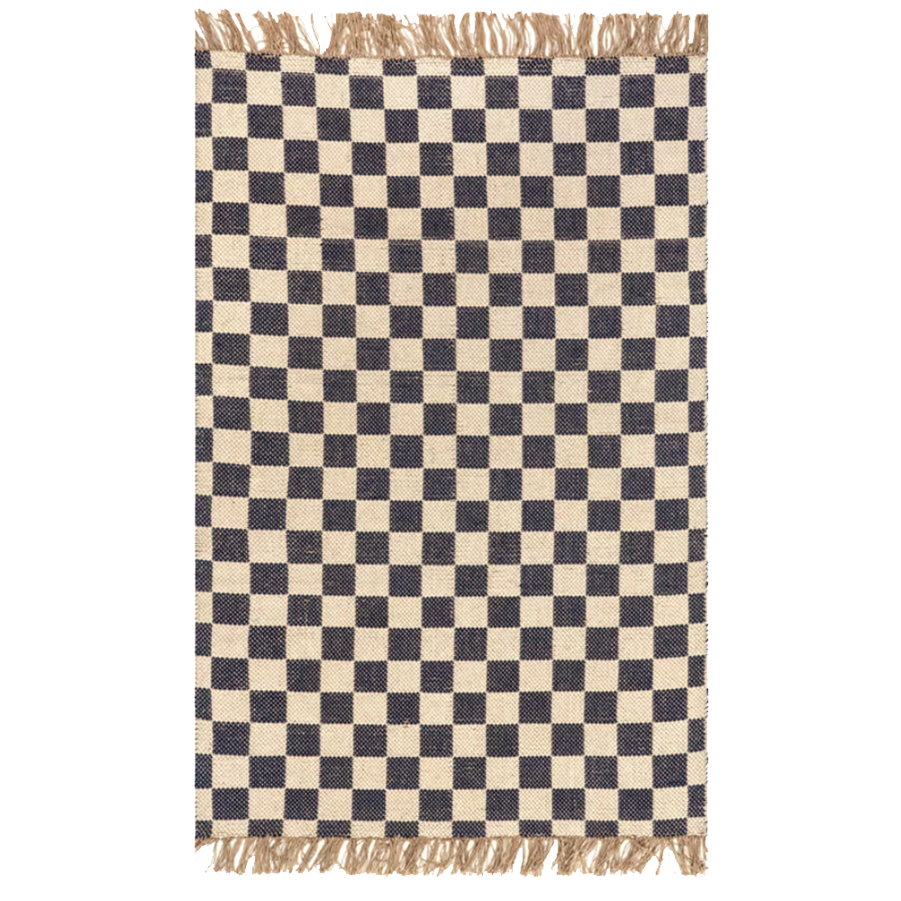 Geometric pattern rug