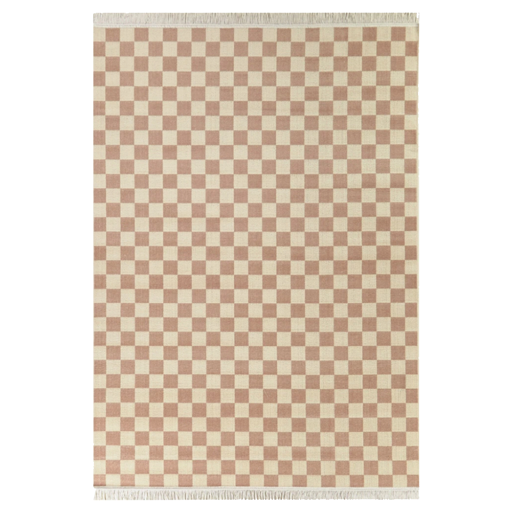 checkerboard rug