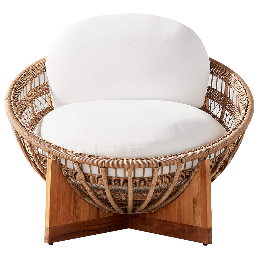 outdoor wicker egg chair