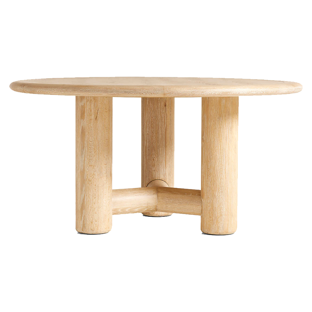 modern solid wood dining table
