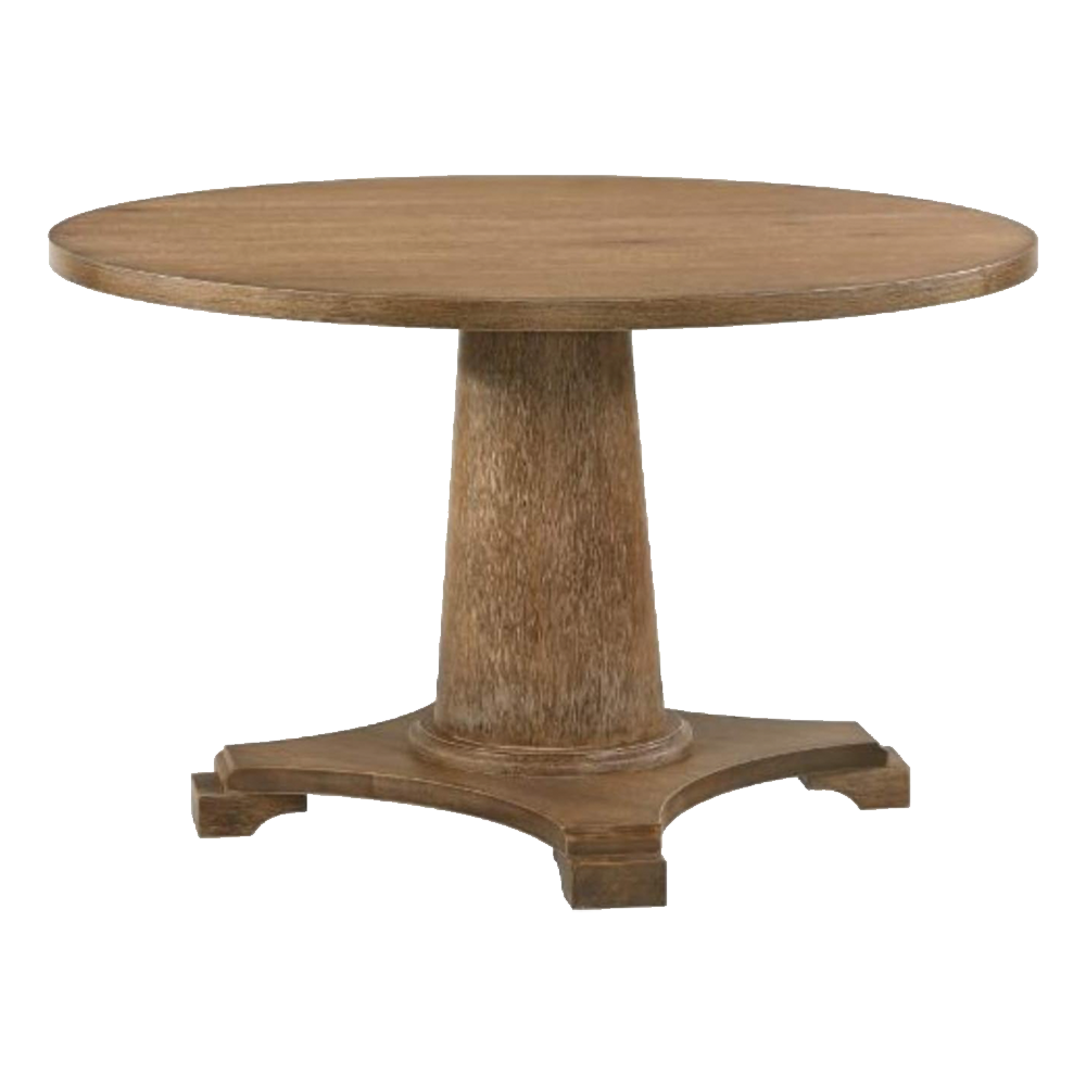 round wood table with extension