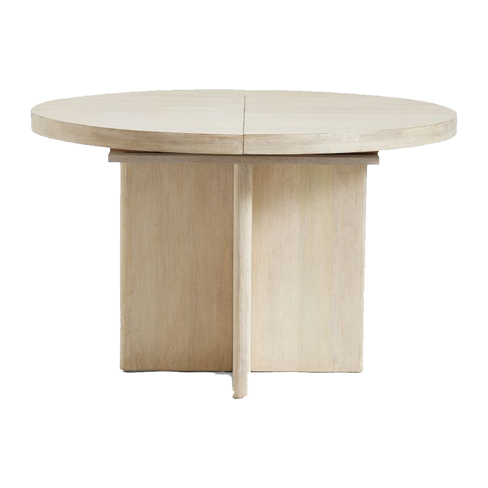 square wooden dining table